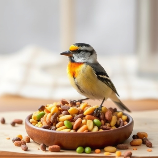 Natural bird food mix with sunflower hearts