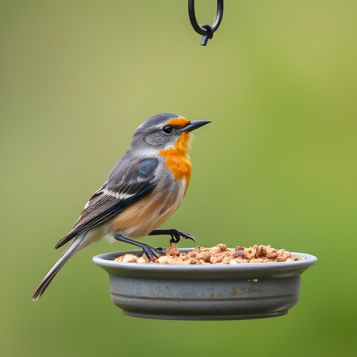 Natural bird seed without wheat grains