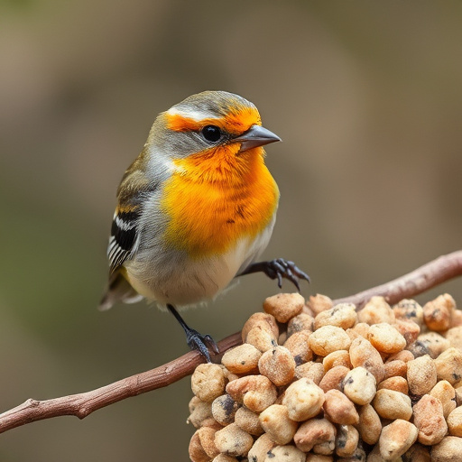 Natural suet blocks with crunchy mealworms