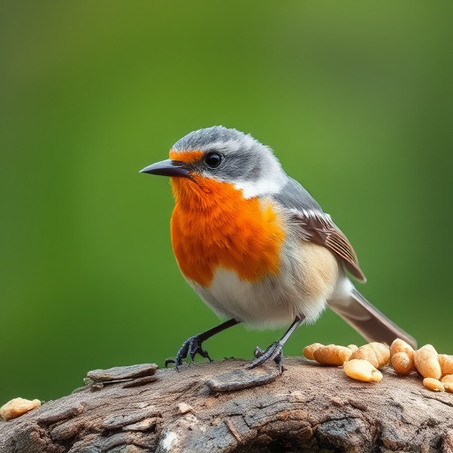 Nesting birds fed soft insects