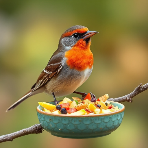 Nut and seed mix for wild birds