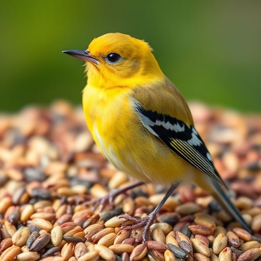 Online store page showing bird seed options