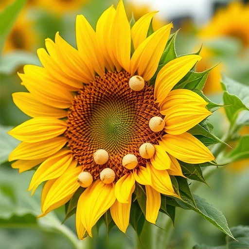 Outdoor storage of sunflower heart sacks