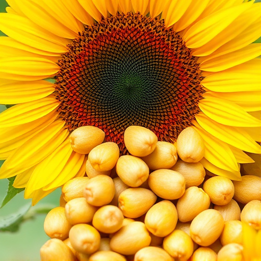 Outdoor storage of sunflower heart sacks