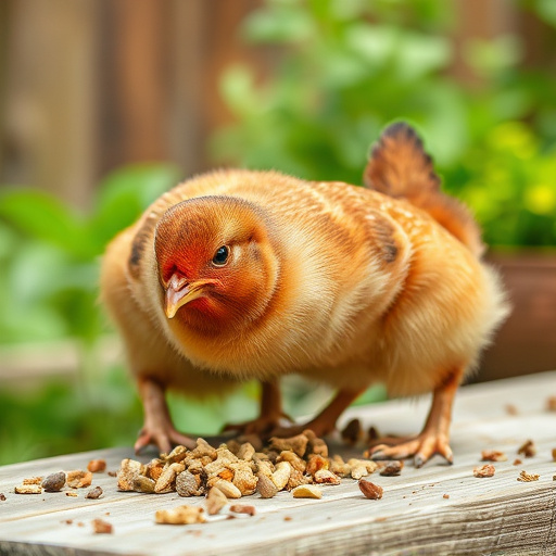 Overflow-free bird feeder with seed mix