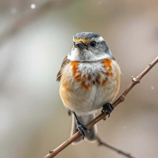 Peanuts scattered for visiting birds