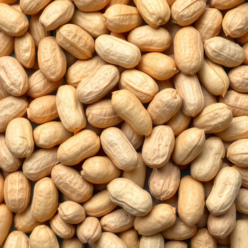 Peanuts scattered on garden feeding tray