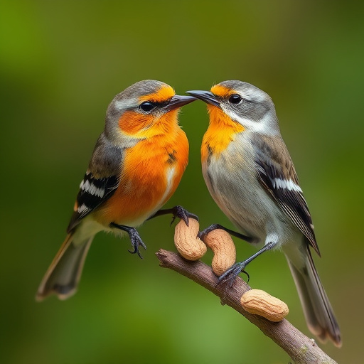 Peanuts spilling from open seed bag