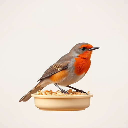 Attract Robins with Natural Mealworm Feeder Setup
