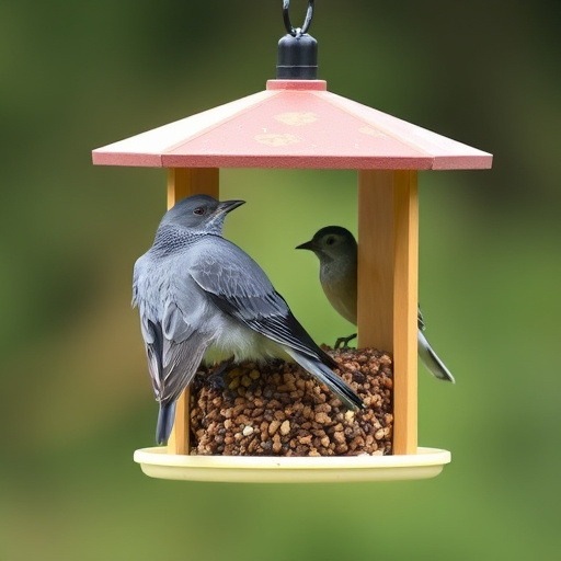Pigeon unable to access seed tray