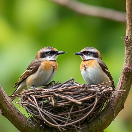 Quiet bird box after breeding season
