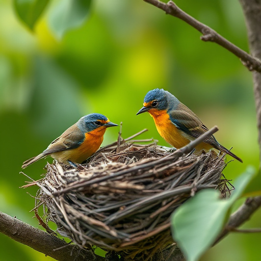Quiet bird box after breeding season