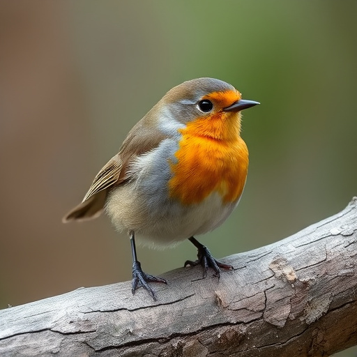 Robin eating mealworms from garden dish