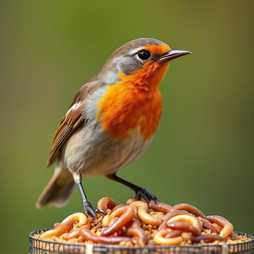 Feeding Robins: Mealworms &amp; Suet for a Balanced Diet
