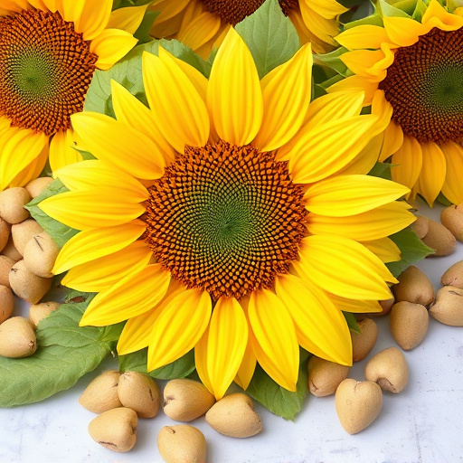 sack of sunflower hearts