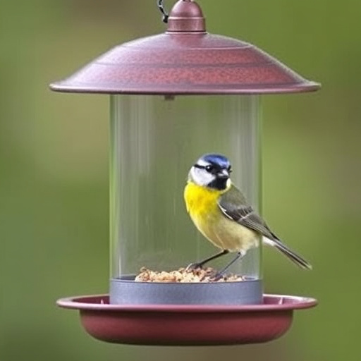 Seed feeder with rodent exclusion features