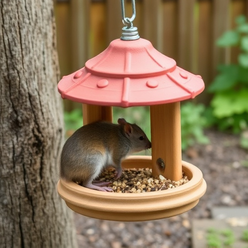 Seed feeder with rodent exclusion features