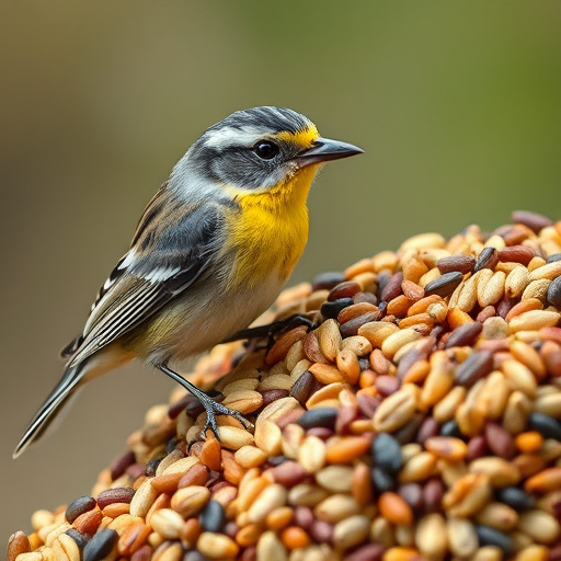 Seed mix with dried fruits
