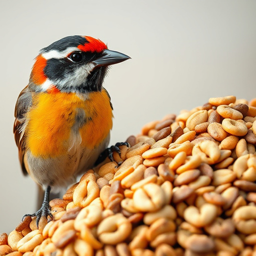 Seed mix with dried fruits