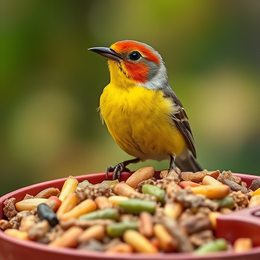 Shopper comparing bird seed prices