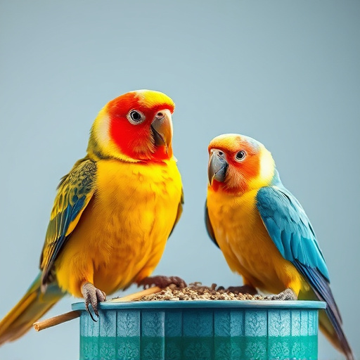Shopper comparing bird seed prices