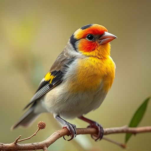 Small birds eating seed from tray