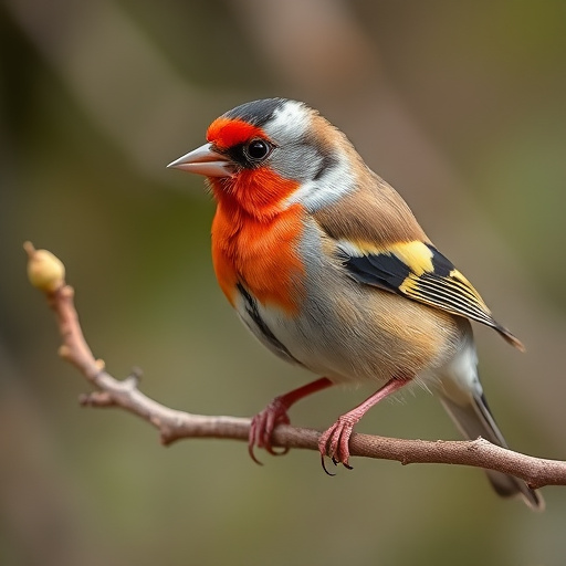 Small birds eating seed from tray