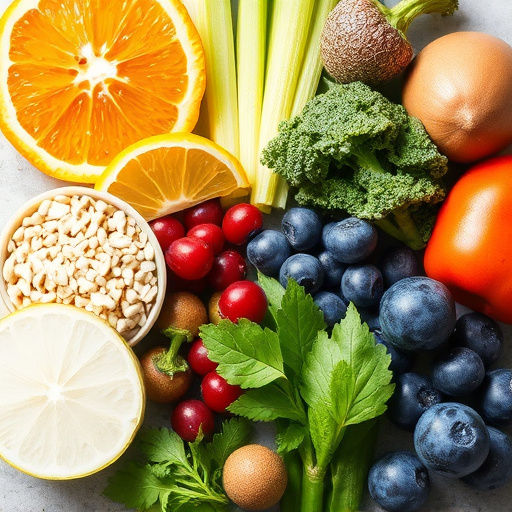 Small birds feeding from scattered seeds