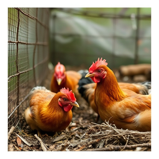 Small birds feeding in wire cage feeder