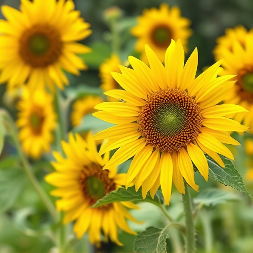 Small birds feeding on sunflower hearts
