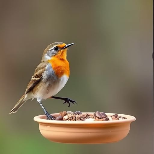 Soft food blend for wild robins