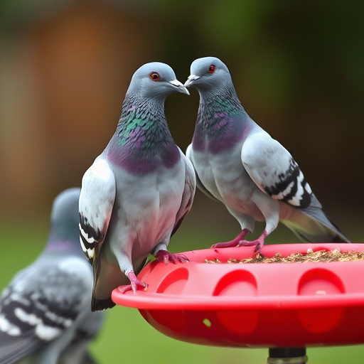 Squirrel and pigeon proof feeder design