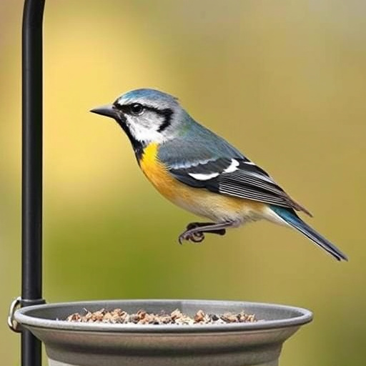 Squirrel-proof platform feeder with roof cover