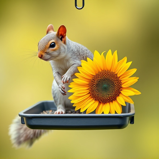 Squirrel-Proof Feeders: Protect Sunflower Hearts Effortlessly