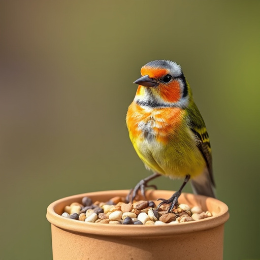 Subscription box with seeds and pellets