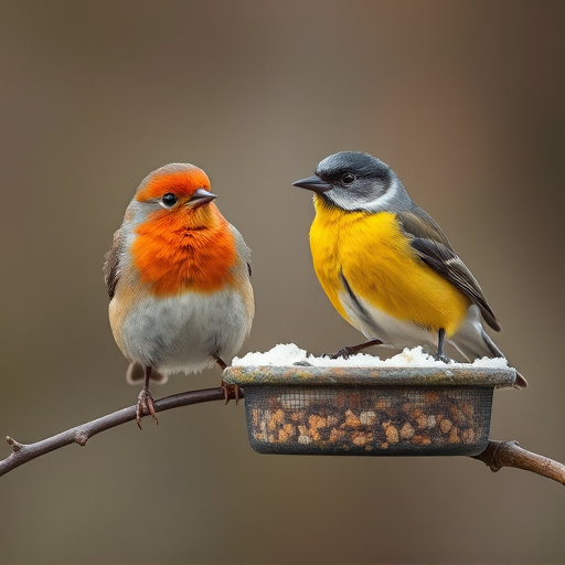 Preparing and Feeding Birds in UK Winters