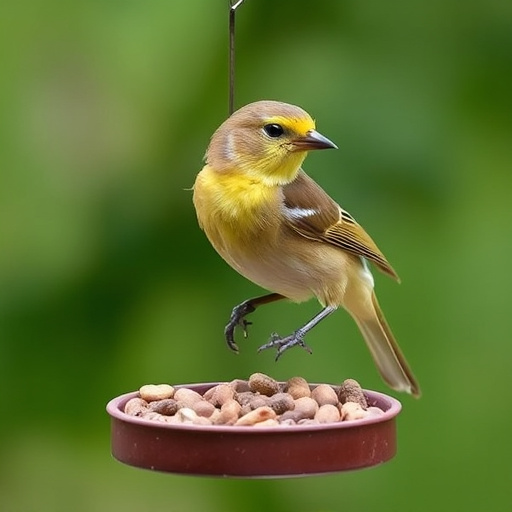Suet balls in mesh feeder hanging