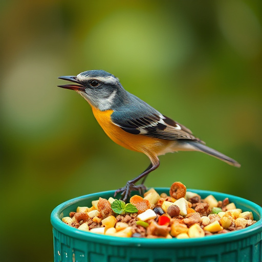 Suet balls in mesh feeder hanging