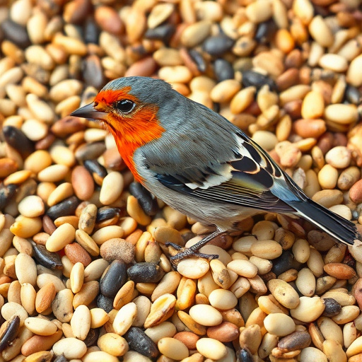 Suet pellets in a ceramic bowl