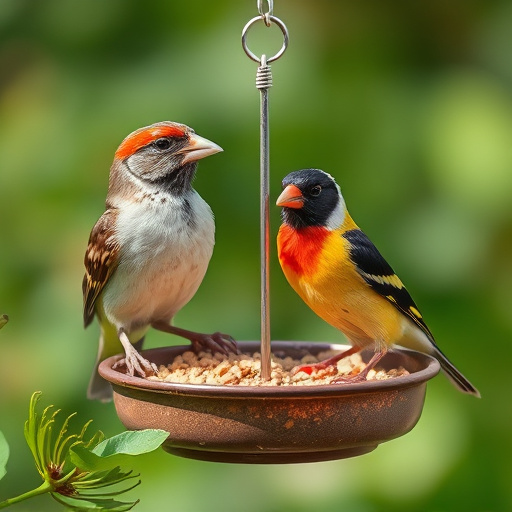 Suet pellets in a ceramic bowl