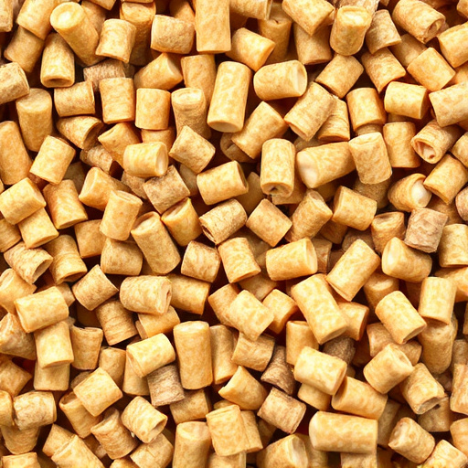 Suet pellets in large storage bags