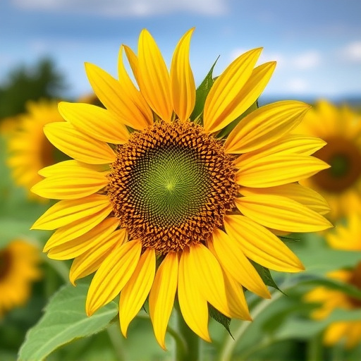 Sunflower hearts in clear plastic bird feeder