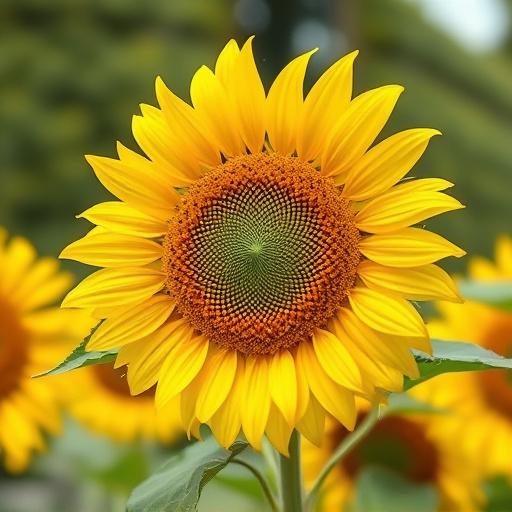 Sunflower hearts in eco-friendly paper bag