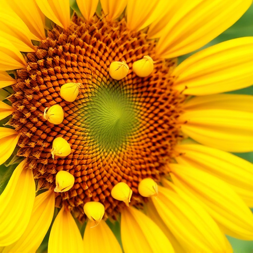 Sunflower hearts in eco-friendly paper bag