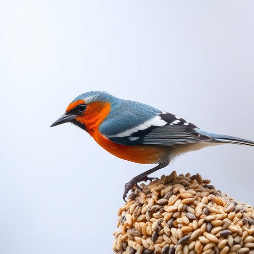 Sunflower seeds and grains mix
