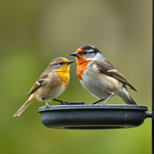 Sunflower seeds spilling from container