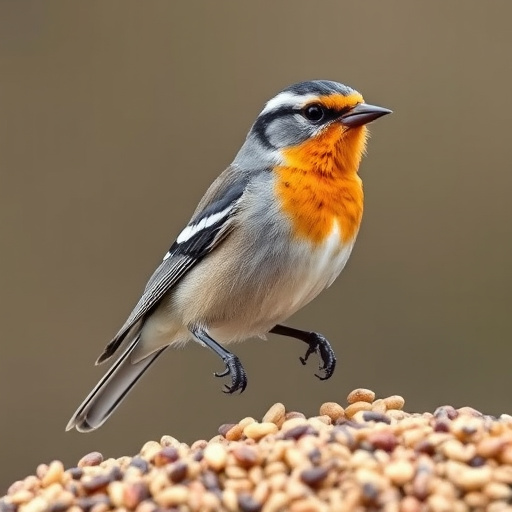 Variety of seeds suitable for UK birds