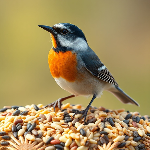 Variety of seeds suitable for UK birds