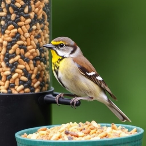 Variety of seeds suitable for UK birds