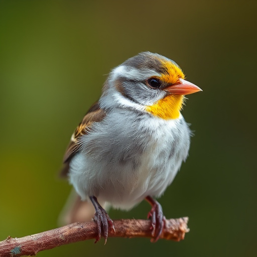 Variety of small birds sharing feeder